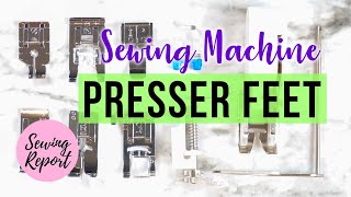 Sewing Machine Presser Foot Basics 🧵 How to Use 10 Different Feet Brother CS7000i [upl. by Eelaras]