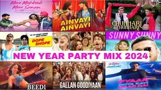 NEW YEAR BOLLYWOOD PARTY MIX MASHUP 2024  4  NON STOP BOLLYWOOD DANCE PARTY MIX 2024 [upl. by Yreme350]