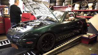 J32 V6 NA MIATA DYNO  RPM NYC [upl. by Pacian]