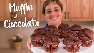 MUFFIN AL CIOCCOLATO Ricetta Facile di Benedetta  Chocolate Muffins Easy recipe [upl. by Eneli]