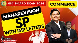 SP MAHAREVISION LEC 1 IMP LETTERS  HSC BOARD EXAM 2024 MAHARASHTRA BOARD  Ashish Sir  Dinesh Sir [upl. by Stone]