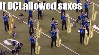 Bluecoats Creep  Radiohead Sax Ensemble Cover [upl. by Helbonna310]