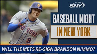 Will the Mets resign impending free agent Brandon Nimmo  Baseball Night in NY  SNY [upl. by Hock]