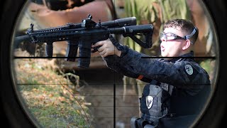 Pro Sniper Exterminates Airsoft Noob Infestation 🐀 100 KILLS [upl. by Akihsar]