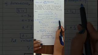 Deriving the Formula by using Dimensional Analysis physics cbse iit jee neetclass11 [upl. by Azilanna686]