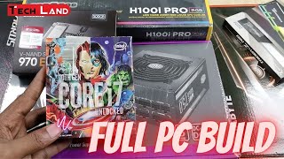 intel 10th Gen core i7 10700K Avengers amp GIGABYTE Z490 AORUS ELITE AC Corsair H100i Build Tech Land [upl. by Nalrah]