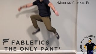 Fabletics  The Only Pant Modern Classic Fit Review [upl. by Felic]