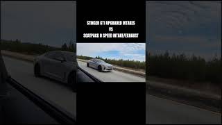 Kia Stinger GT1 VS Scatpack Challenger [upl. by Fulmer98]