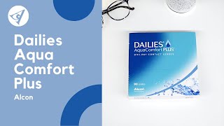 Dailies AquaComfort Plus by Alcon  Daily Disposable Contact Lenses [upl. by Ahsenod]