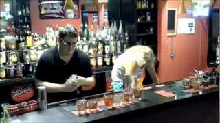 Bartending Schools ORLANDO BARTENDING ACADEMY PRACTICE SPEED TEST [upl. by Diahann]