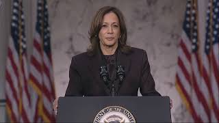 Kamala Harris says she concedes the election not the fight that fueled her campaign [upl. by Nahem114]