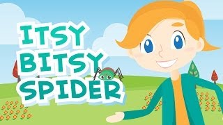 Itsy Bitsy Spider • Nursery Rhymes Song with Lyrics • Animated Cartoon for Kids [upl. by Viguerie656]