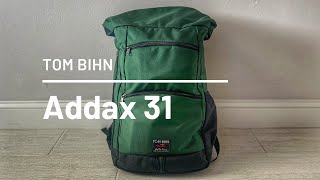 Tom Bihn Rolltop Addax 31 Backpack Review [upl. by Marrissa86]