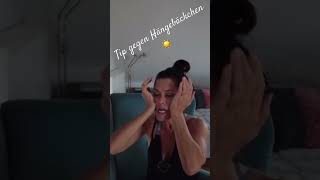 Hängebäckchen mit kurzen Handgriffe loswerden☀️😎 gesichtsyoga massageübungfalten [upl. by Stultz]