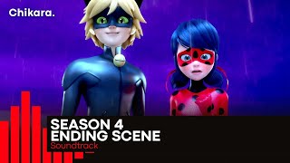 MIRACULOUS  SOUNDTRACK Cat Noir supports Ladybug — Strike Back Ending Final Scene Season 4 [upl. by Thay191]