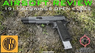 Airsoft Review 259 Rossi 1911 Redwings Open Class Gaz Blowback Airsoft Entrepot FR [upl. by Adile]