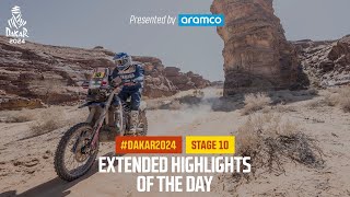 Extended highlights of Stage 10 presented by Aramco  Dakar2024 [upl. by Fredrick]