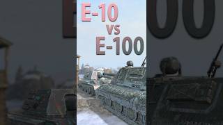 WOT Blitz Face Off  E10 vs E100 [upl. by Adnamor]