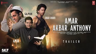 Amar Akbar Anthony  Teaser Trailer  Salman Khan Amir Khan amp Shah Rukh Khan  Katrina Deepika P [upl. by Rednijar843]