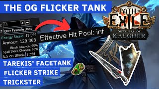 PoE 325 Tarekis Facetank Flicker Trickster  CI Aegis Block  Video Build Guide [upl. by Eiznekcam]