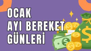 OCAK AYI BEREKET GÜNLERİ [upl. by Malinde263]