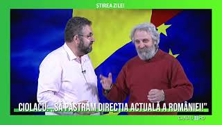 ȘTIREA ZILEI  Ciolacu „Să păstrăm direcția actuală a României” [upl. by Zap577]