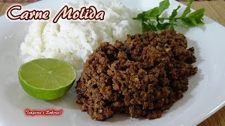 CARNE MOLIDA receta rápida y fácil especial para rellenos y para comer como quieras [upl. by Areek]