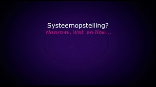 Systemisch coachen doorbreken onbewuste belemmerende patronen [upl. by Starling233]