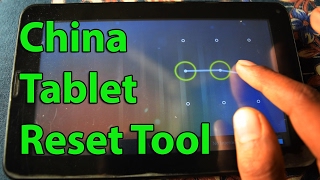 How to Hard Reset China Tablet By Software  Unlock Pattern Lock Via Reset Tool Easy Guide [upl. by Airdua]