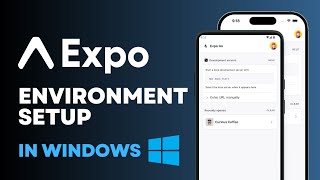 React Native Expo Setup on Windows A StepbyStep Guide [upl. by Osmo]