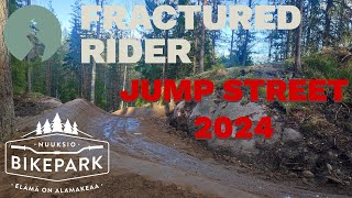 JUMP STREET 2024  NUUKSIO BIKEPARK raw clip [upl. by Yenettirb]