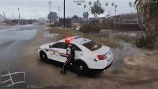 GTA 5 Roleplay  RCMP 5  Foot Pursuit and Containment [upl. by Willi]