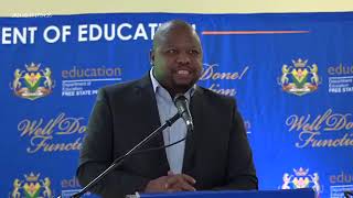 Free State Education MEC Makalo Mohale Addresses the Motheo Well Done Function [upl. by Nagad]