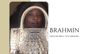 👜Brahmin Caroline Small Tote First Impression 🤩 [upl. by Nwahsal]