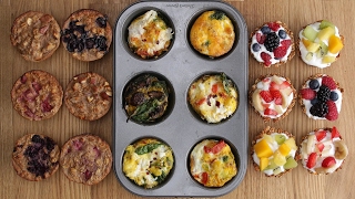 Three Healthy Breakfasts In A Muffin Tin [upl. by Tibbs45]