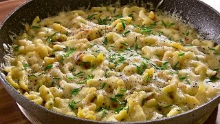 One Pot KäsespätzleRuck Zuck Käsespätzle für FauleKäsespätzle 20 [upl. by Nitsug]