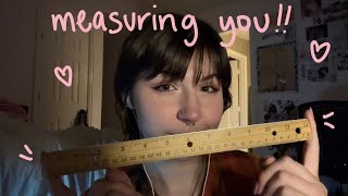 asmr  measuring your face 📏 [upl. by Kape311]