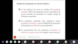 09 Réseaux Electriques  Valeurs relatives et composantes symétriques [upl. by Kosey17]