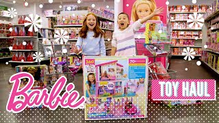 Barbie  2018 Barbie Holiday Haul at the Mattel Toy Store [upl. by Lavena991]