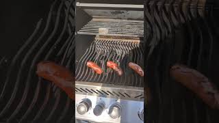 authentic German sausage on the BBQ [upl. by Adriene]