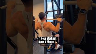 Save this Back amp Bicep Workout to get in shape Rest times are in the description pullworkout [upl. by Gardner667]