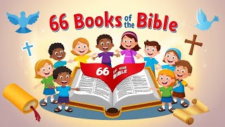 66 Books of the Bible  Old and New Testament for Kids  Bible school for kids [upl. by Eittol]