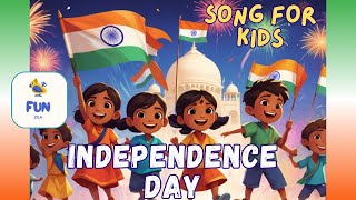 Independence Day Song For Kids  Nursery Rhymes amp Poems  Independence Day rhymes for kindergarten [upl. by Allain]