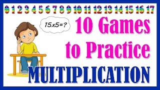 Distance Learning  10 MULTIPLICATION GAMES [upl. by Cleodel202]