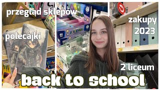 IDZIEMY NA PRZEGLĄD SKLEPÓW BACK TO SCHOOL 2023 szkolne zakupy shopping vlog [upl. by Yran]