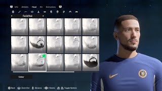 Eden Hazard Prime version FIFA 24 pro clubs look alike tutorial  EA SPORT FC 24  Chelsea  LEGEND [upl. by Alicirp]