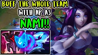 Buff Your WHOLE TEAM with AP as Nami  Diamond Support  Patch 1421 [upl. by Litha214]