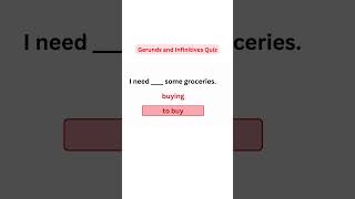 Gerunds and Infinitives Quiz  English Grammar  McQuiz Official shorts gerunds infinitives [upl. by Elisabet]