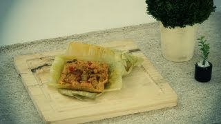 Como Preparar Tamales de Cerdo  Sabores Latinos [upl. by Ennahgem]