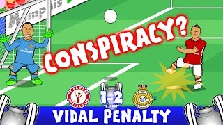 VIDAL CONSPIRACY 12 Bayern Munich vs Real Madrid Champions League Parody Goals and Highlights [upl. by Eseyt994]